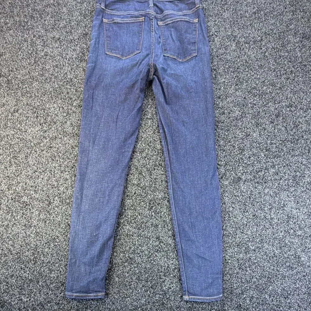 J.Crew Women’s Dark Wash Blue Toothpick Skinny High Rise Stretch 5-Pocket 29